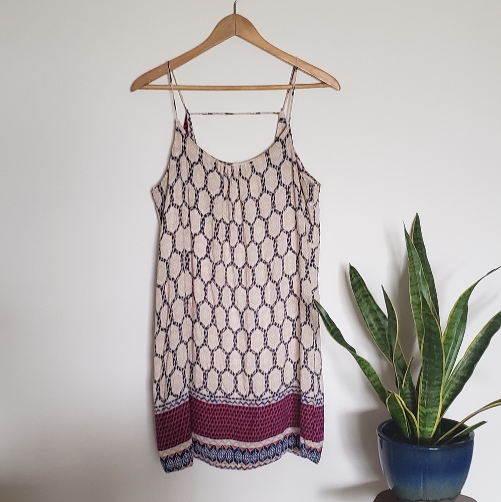 Breezy Dress with Unique print and back!